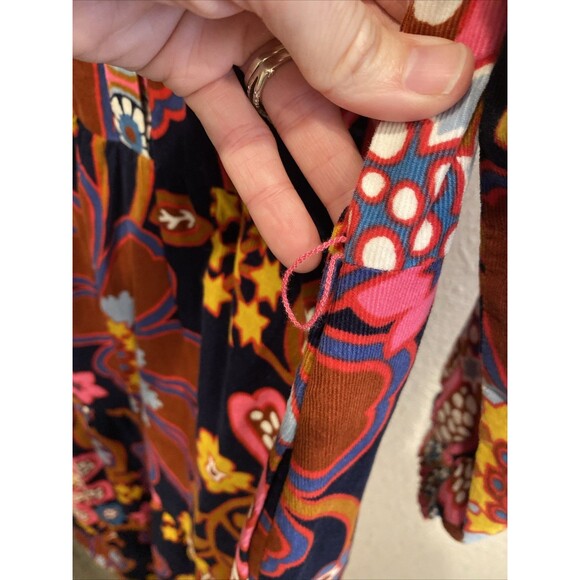 Boden Alba Cord Dress Floral Size 8 NWT *missing Belt - Picture 7 of 12